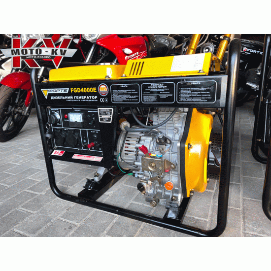 Дизельний генератор FORTE FGD4000E, 3,3 кВт