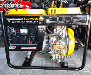 Дизельний генератор FORTE FGD4000E, 3,3 кВт
